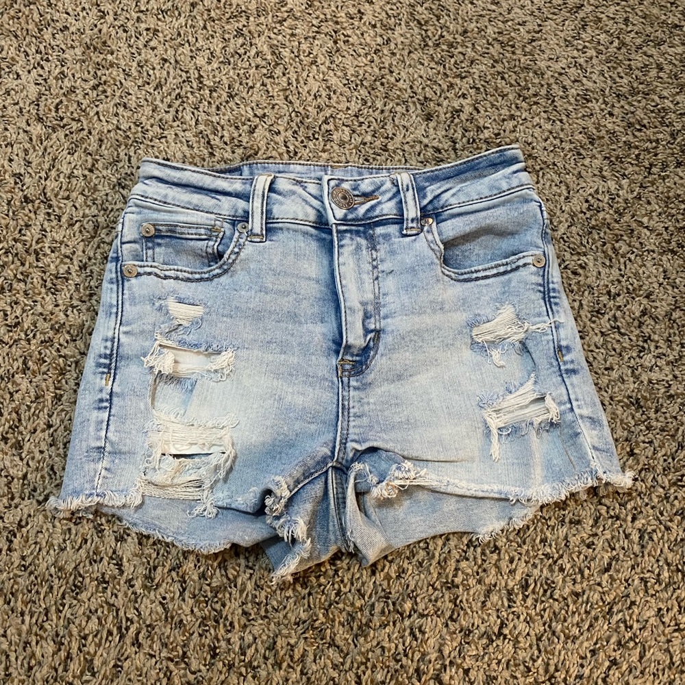 American Eagle Ne(x)t Level High-Waisted Denim Short